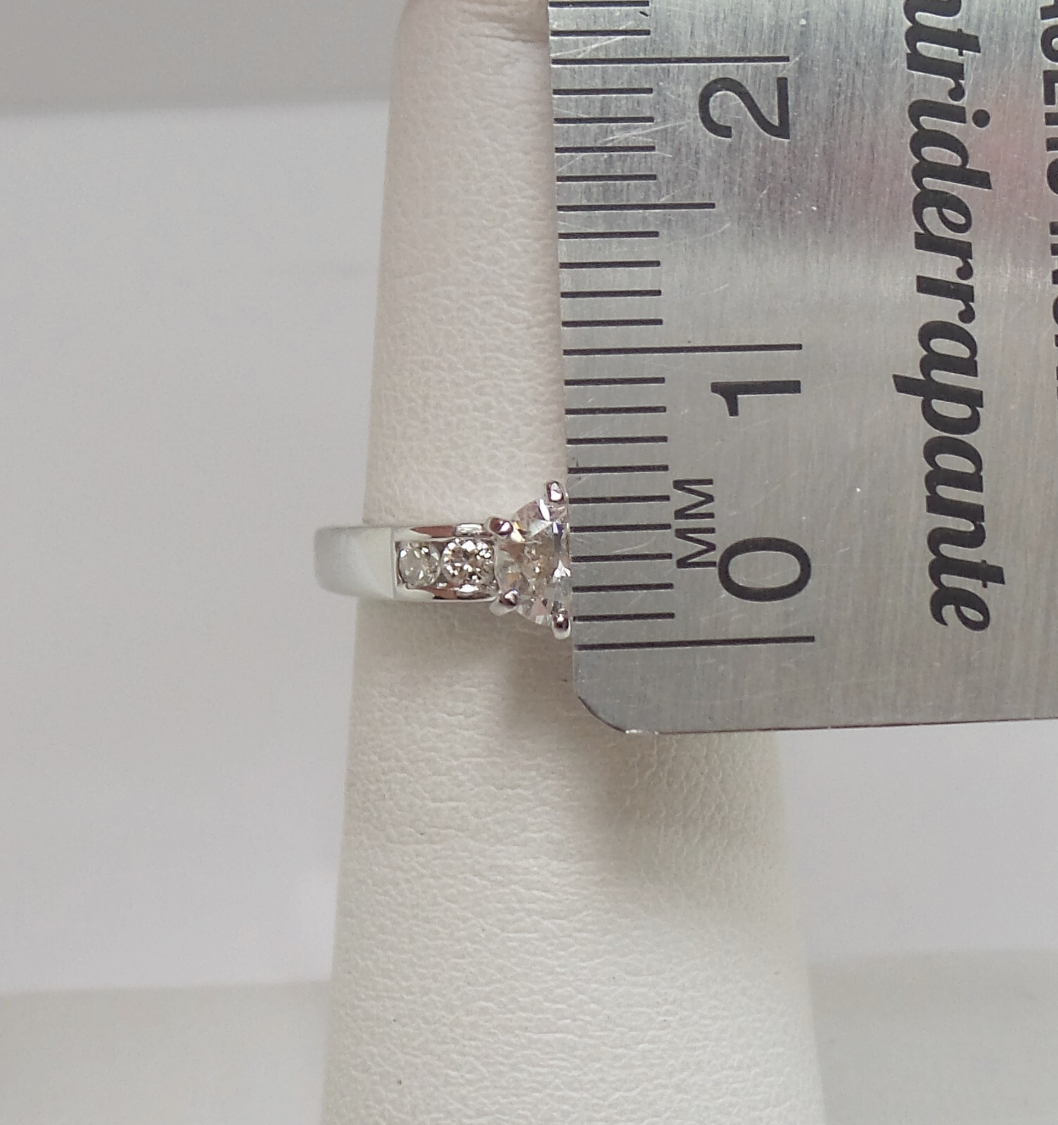 1/2 Natural Diamond Anniversary Engagement Wedding Band Ring 14K White Gold