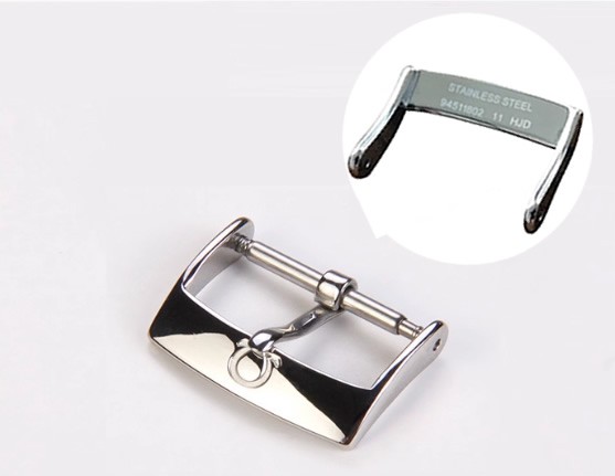 NEW OMEGA BRUSHED Silver Clasp #94511802 Buckle Size 16mm 18mm 20mm