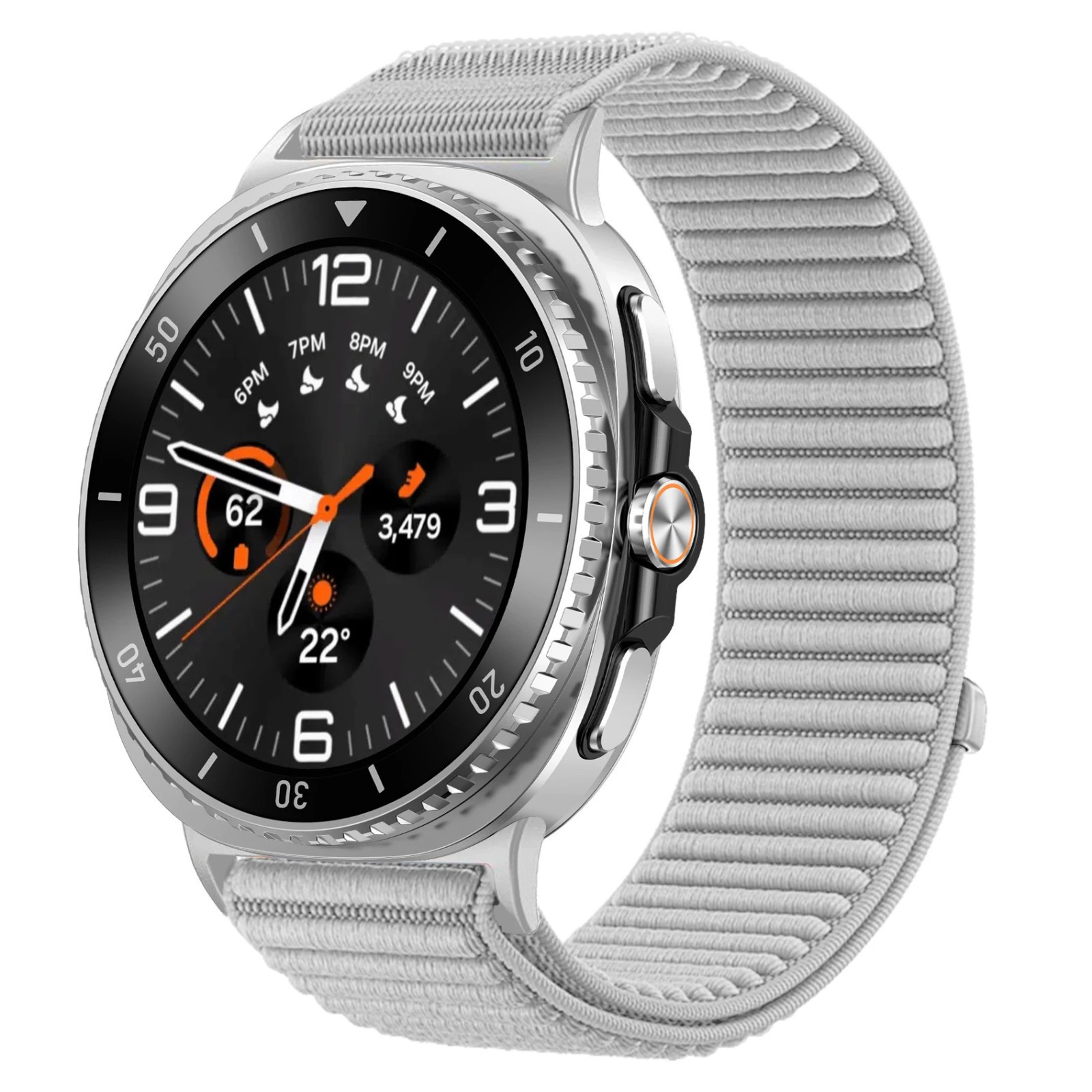 Nylon Watch Band Strap for Samsung Galaxy Watch 8 / 8 Classic 40mm 44mm 46mm