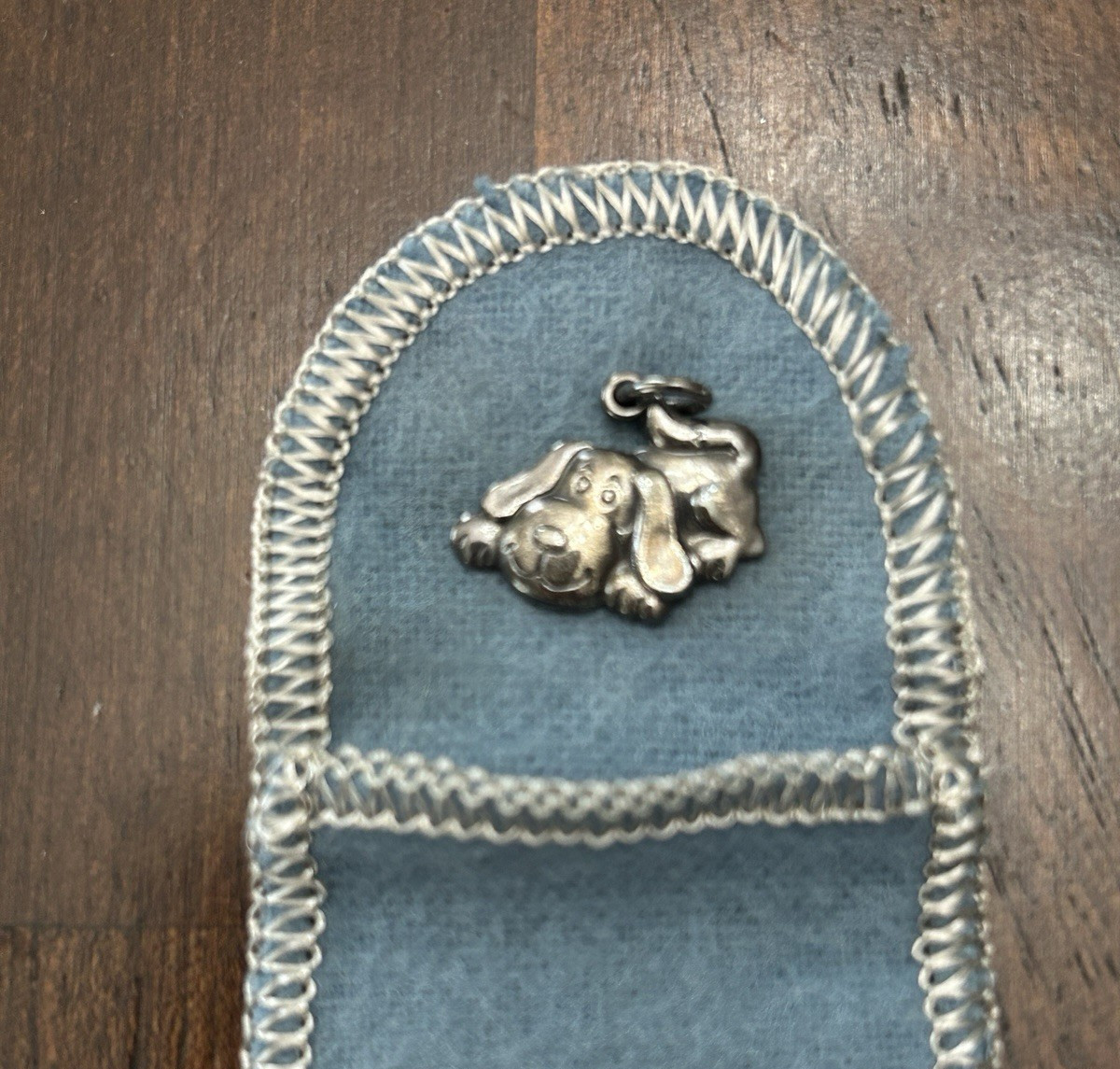 James Avery Retired Silver Puppy Charm – Girl Scout Cookies Award – 1988