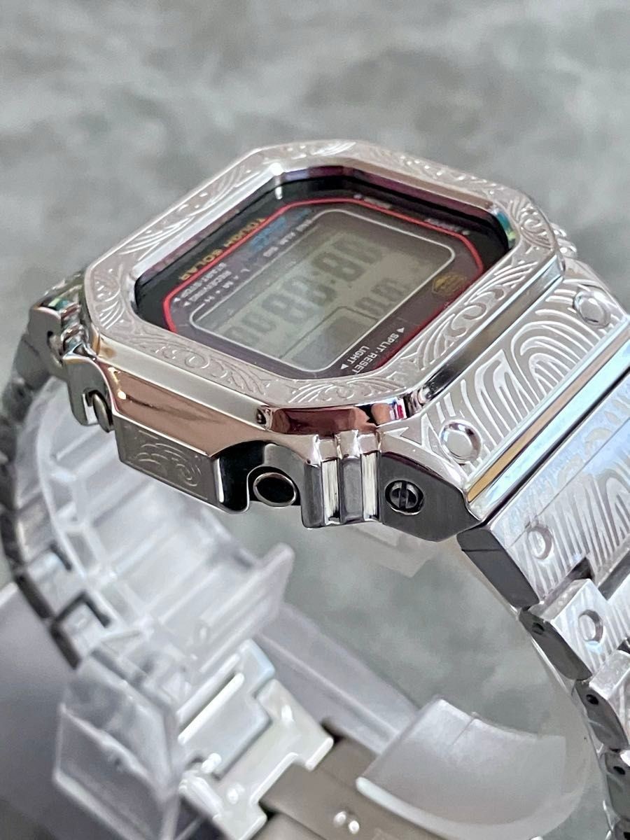 CUSTOM Casio G-Shock GW-M5610U Digital Men’s Wrist Watch Silver New item No Box