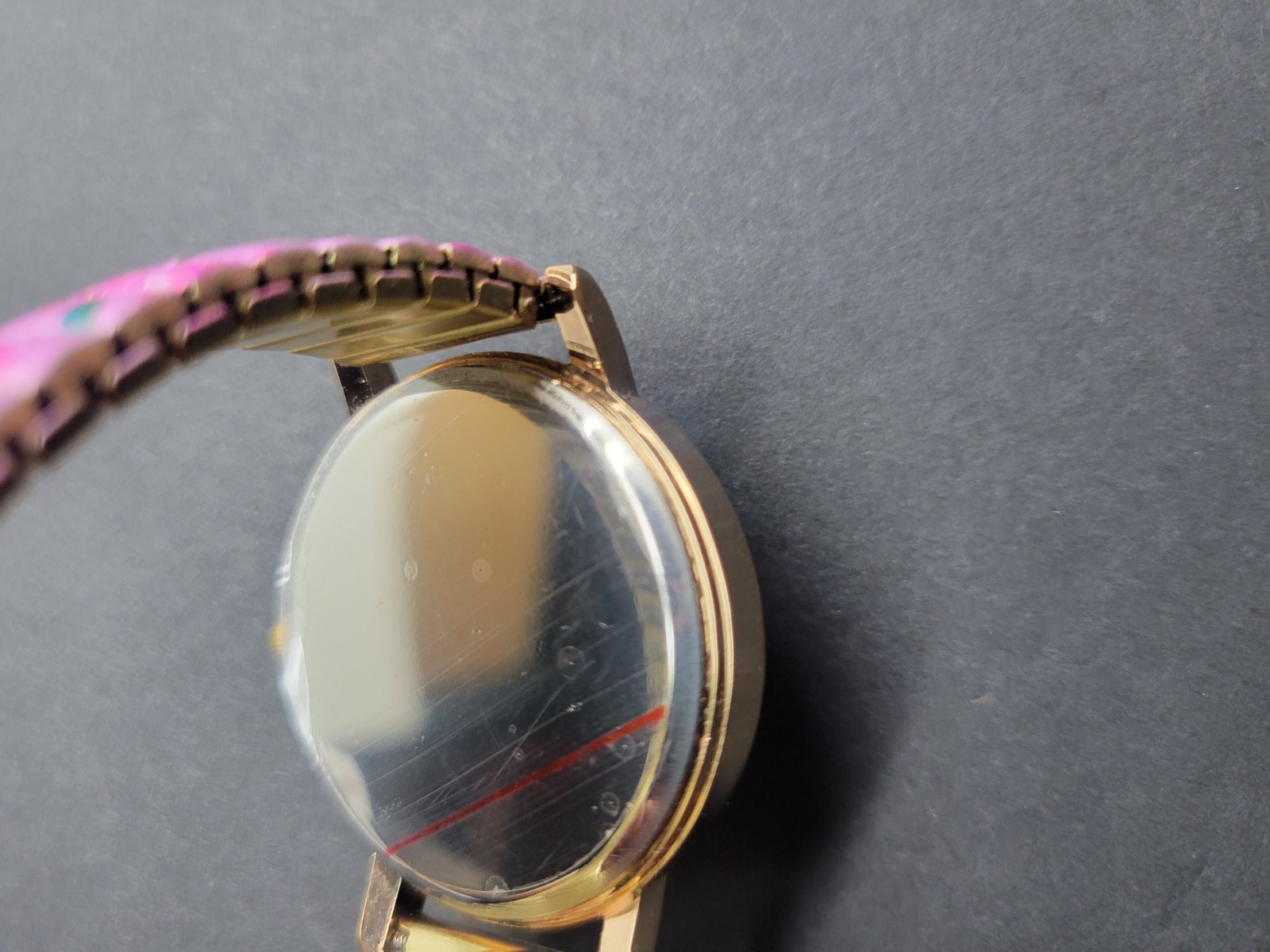 Macy’s Womens Quartz Watch Pink Rose & Gold Analog **SEE DETAILS**