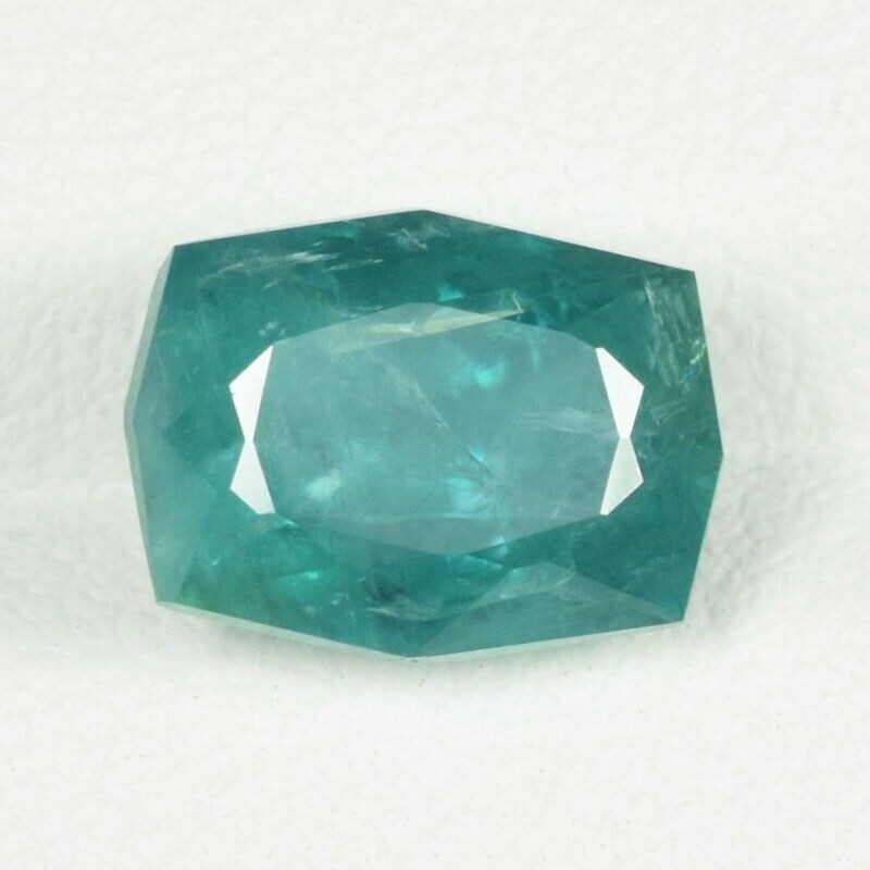 3.91 ct RARE HUGE ! GREEN BLUE COLOR NATURAL GRANDIDIERITE – See Vdo 3638 WR