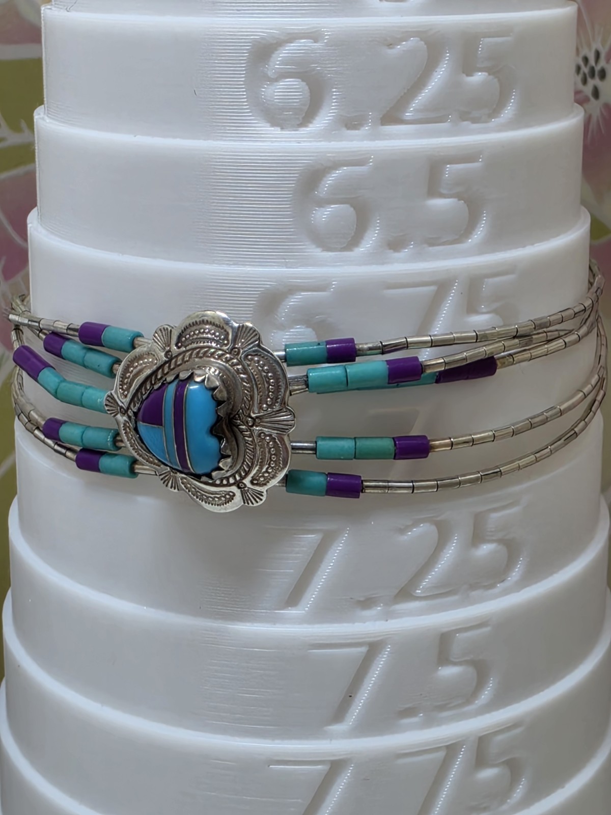Carolyn Pollack S.W. Liquid Sterling Silver Turquoise And Sugilite Set