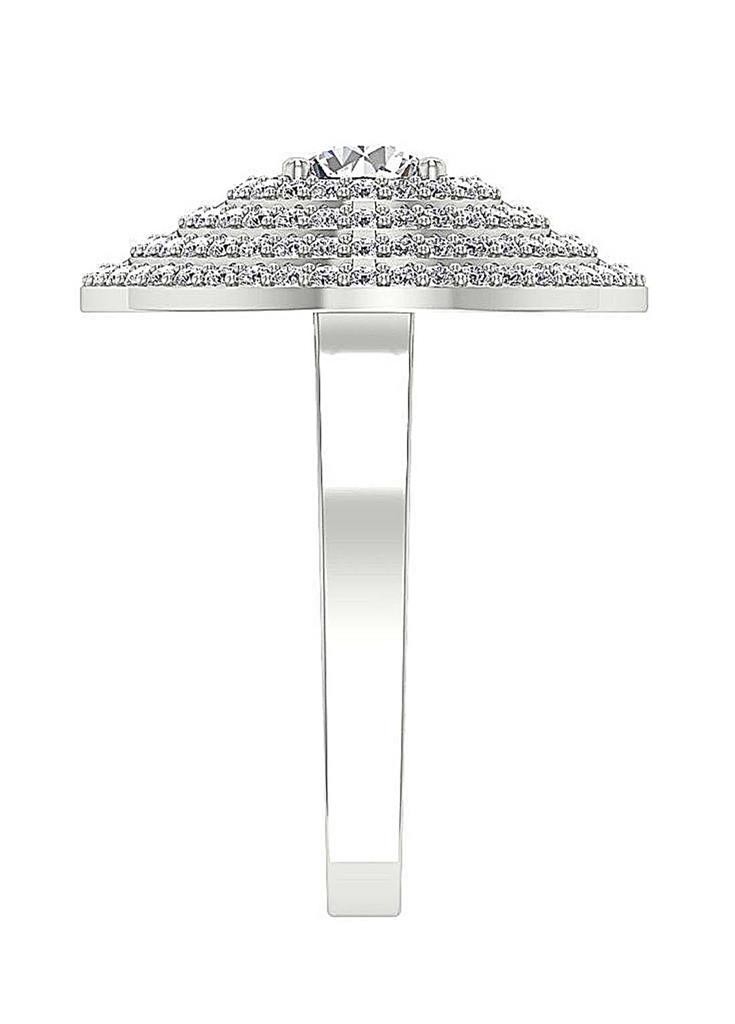 2.00 Ct Right Hand Anniversary Ring Round Cut Diamond 14K Yellow Gold Prong Set