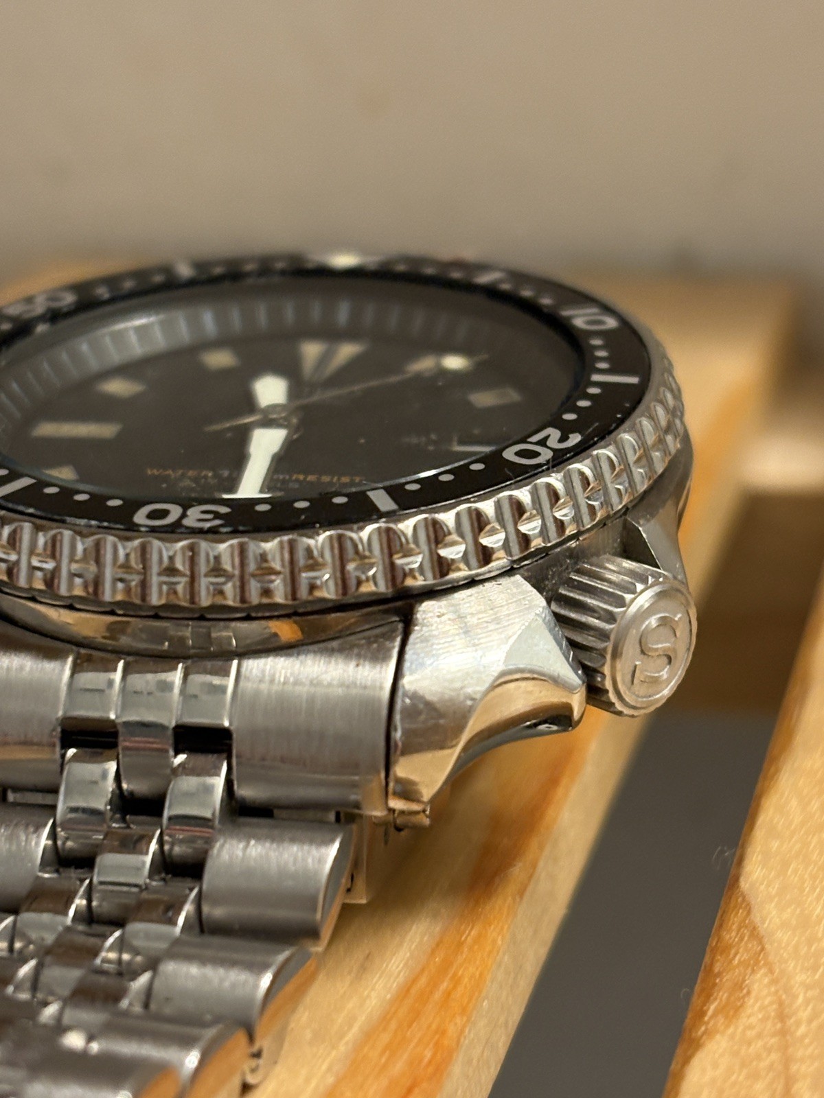 Seiko 7002 7009 Vintage Diver Watch Men 150m Y513 Quartz Conversion 42mm 1998