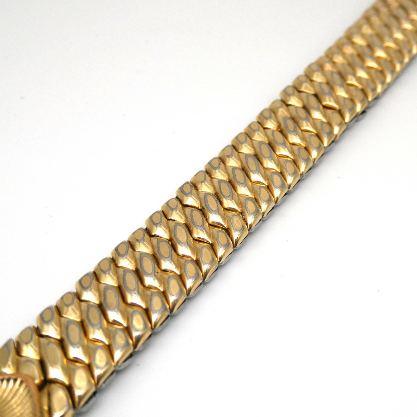 Vintage Speidel 13.7 mm gold filled wristwatch expansion bracelet
