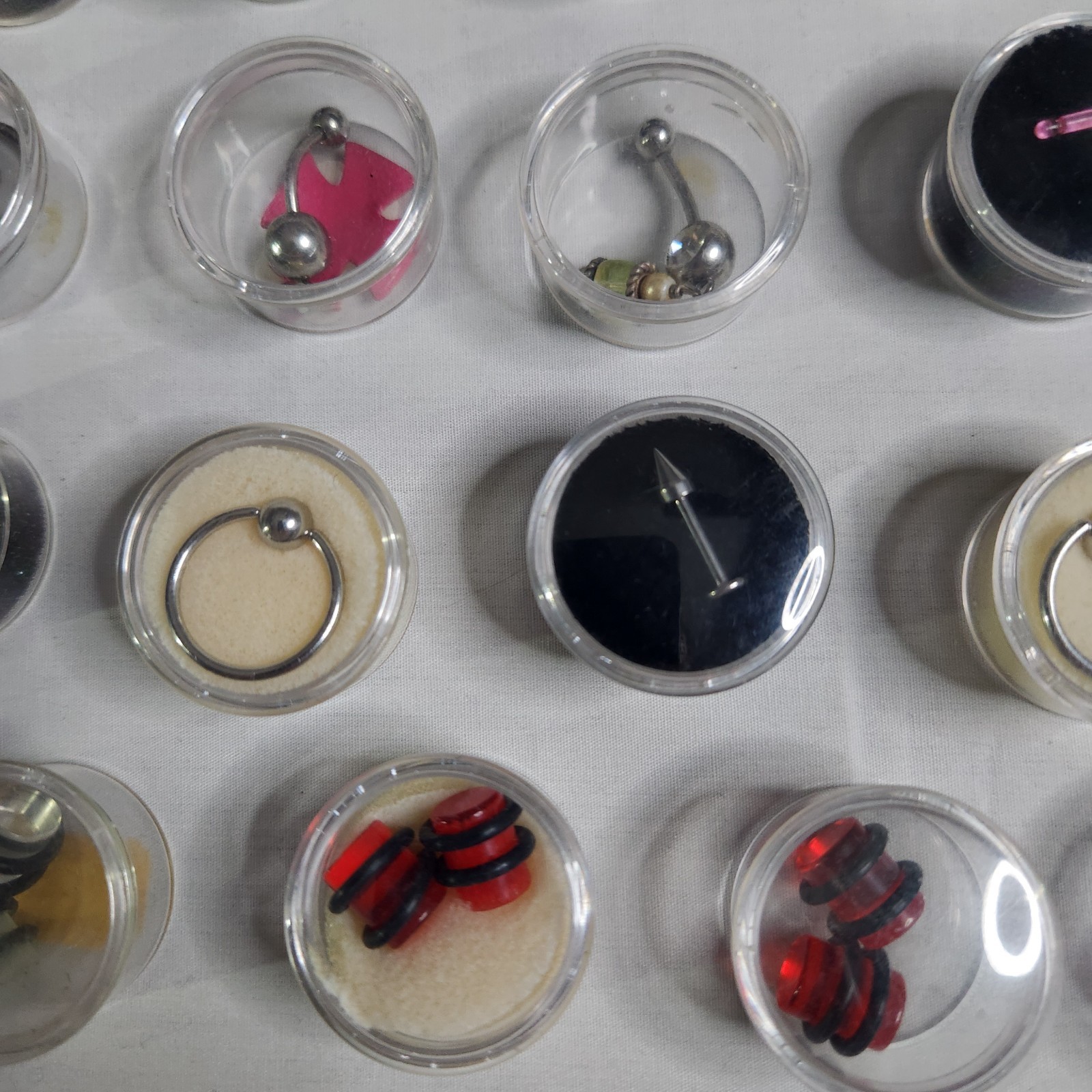 Vintage Body Jewelry Piercing HUGE Lot – Ear, Nose, Nipple, Lip Etc….