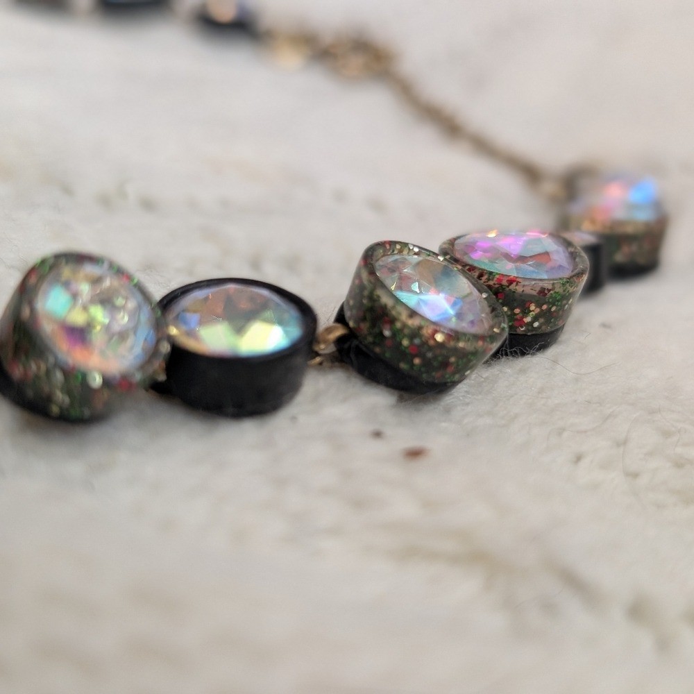 J.Crew Brulee Iridescent Sea Glass Necklace