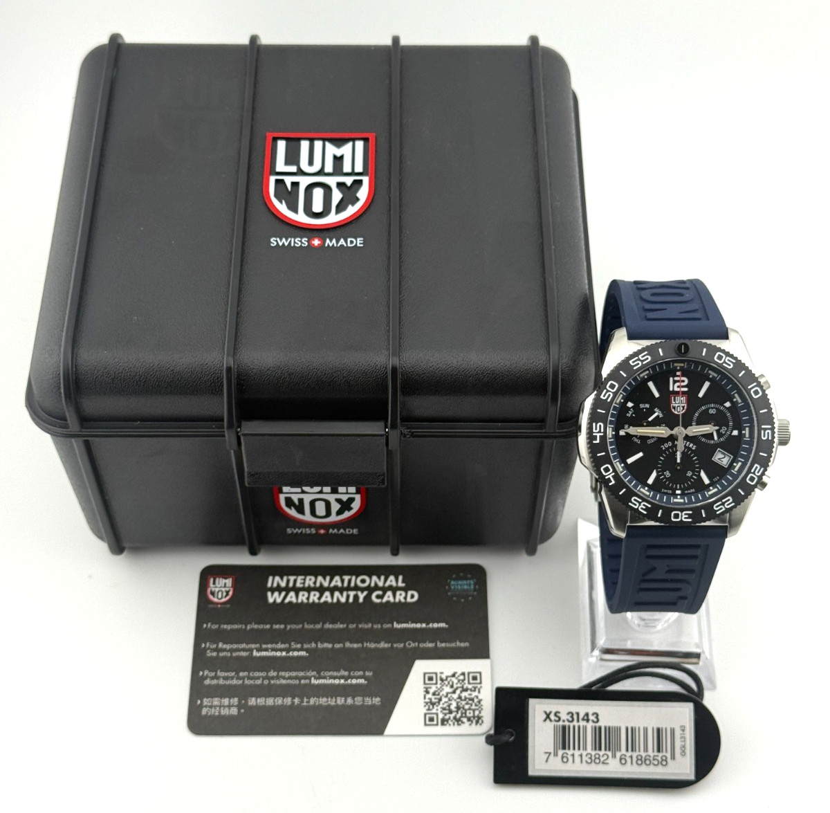 Luminox XS.3143 Pacific Diver Chronograph 3140 Series Quartz Watch – BNIB