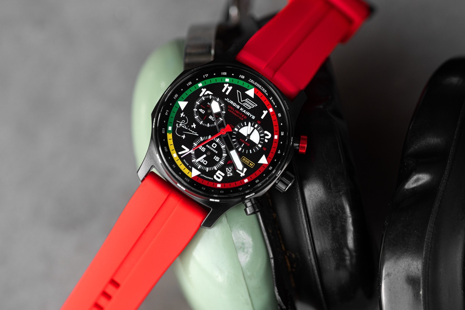 Vostok-Europe Jurgis Kairys VK68-592C775 Mecha-Quartz Chronograph LE 500 NEW