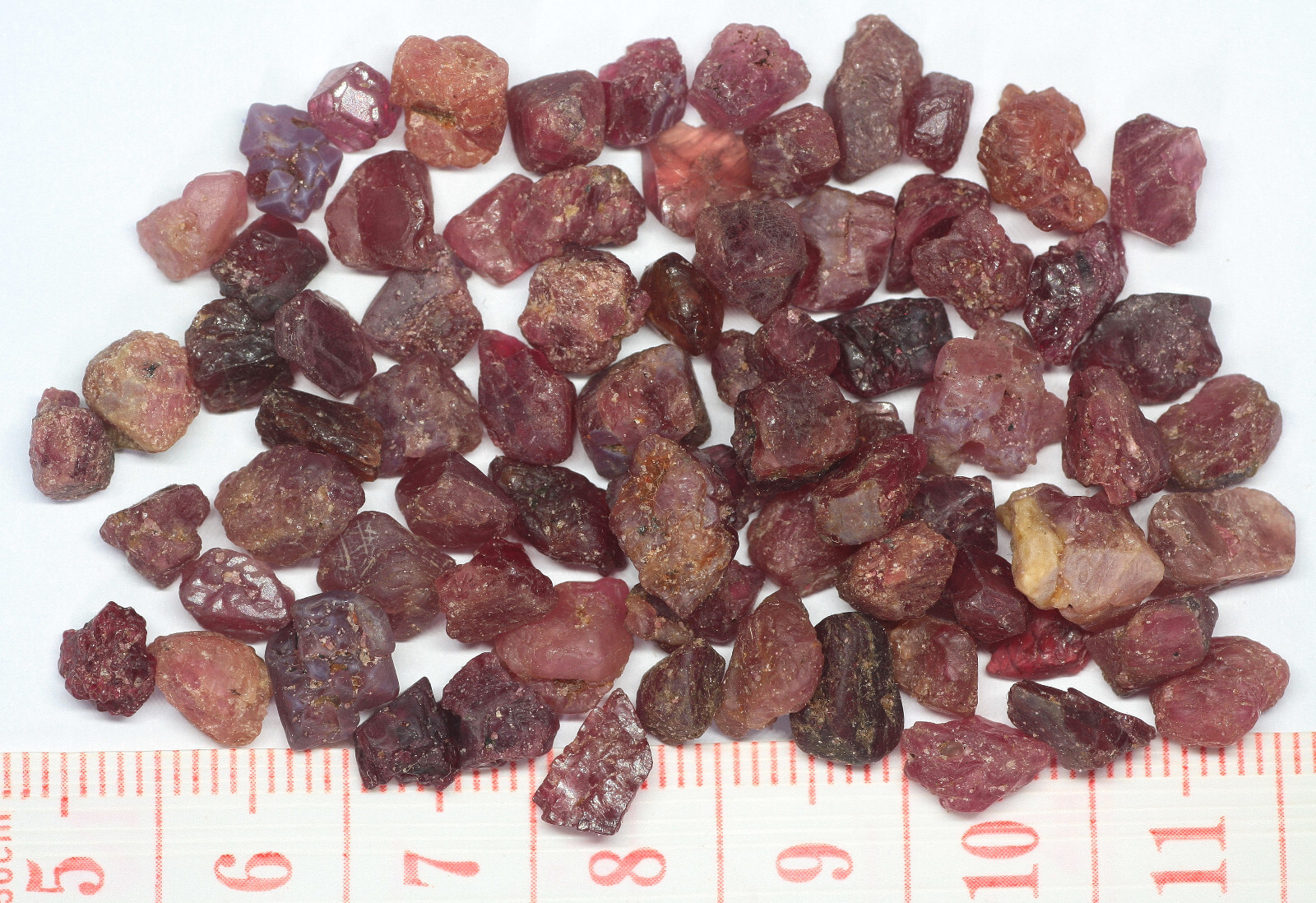 Burma Natural Untreated Small Size PINK/RED SPINEL Specimen Rough 100.00cts