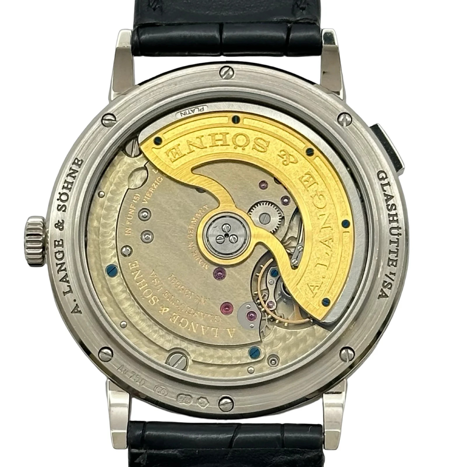 A.LANGE&SOHNE Wristwatch 381.029(LSLS3813AD) 38mm White Gold Black Dial OKW3054