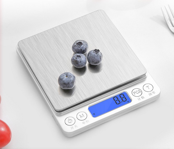 2000g x 0.1g Precision Digital Gram Jewelry Scale Gold Silver Coin LCD Display