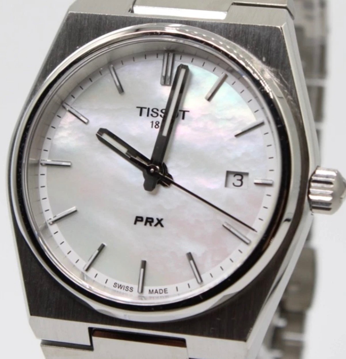 TISSOT PRX 35mm White Mother of Pearl Women’s Watch T137.210.11.111.00