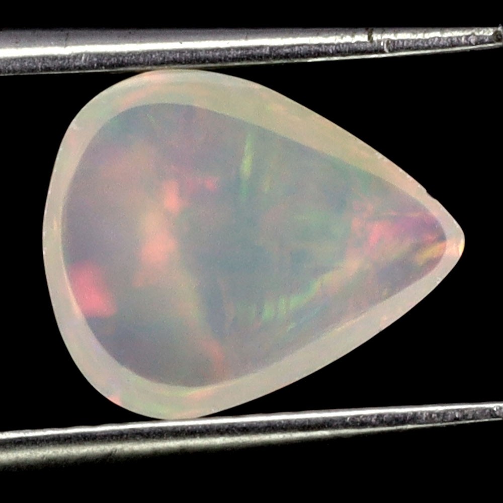 Pear AAA Floral Flash Play Of Color Crystal Fire Opal 2.60ct 12x10mm Gemstone