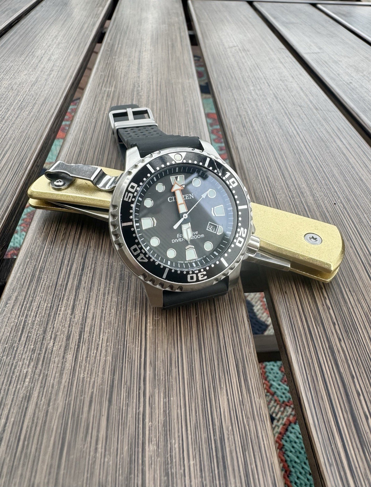 CITIZEN Promaster E168-S097720 Divers 200m Solar Men’s Watch W/ Extra Strap