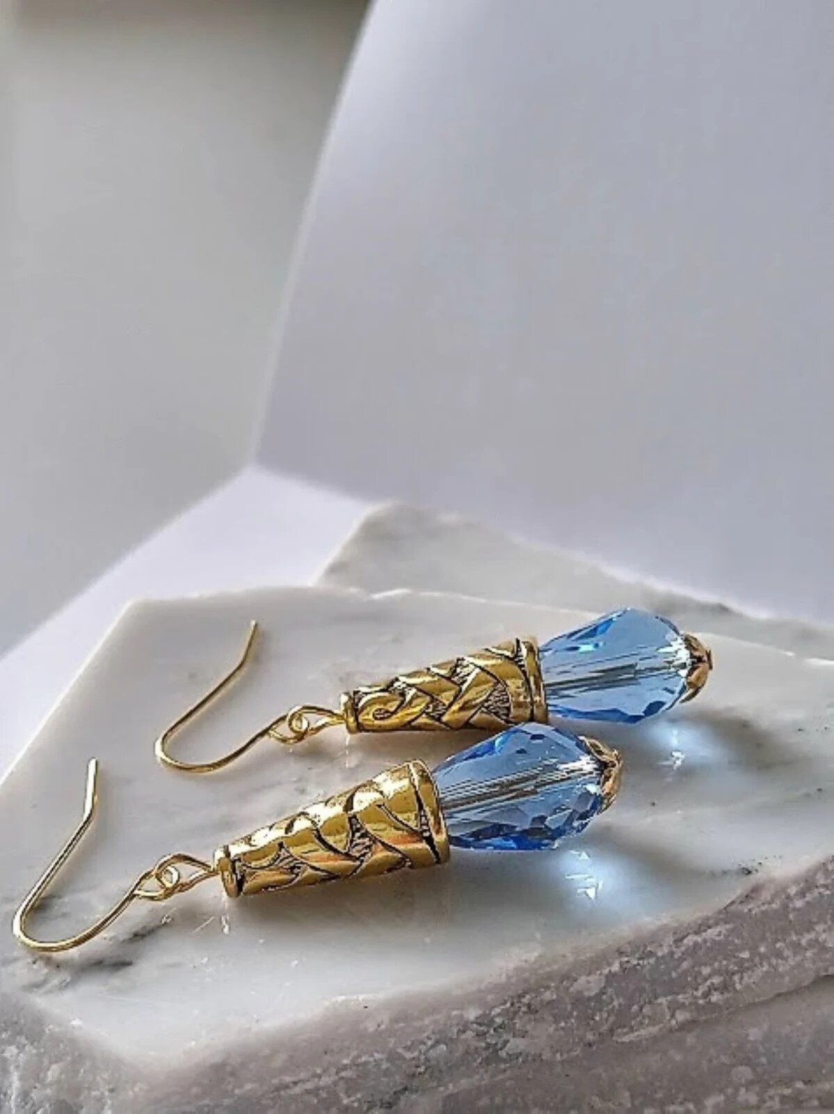 Teardrop Earrings 14k Gold Plated Small, Medium, Large Drop Earrings – Gold
