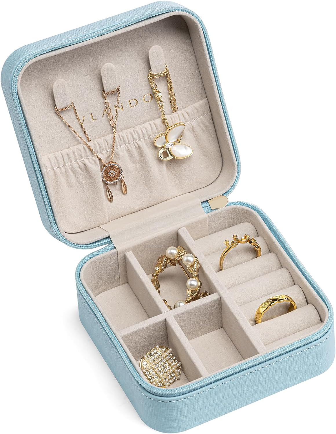 Teacher Appreciation Gifts – Travel Jewelry Case – Travel Essentials for Women –