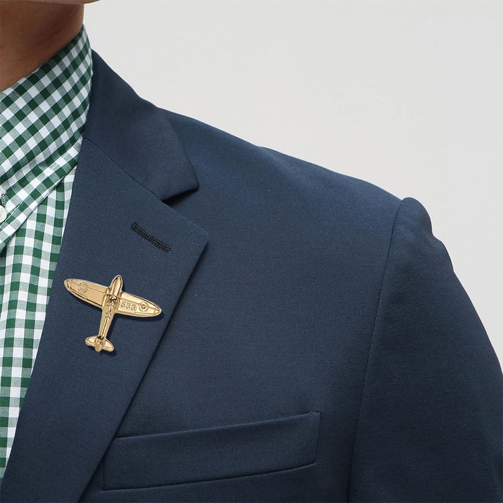 9pcs Airplane Brooch Pin for Men Propeller Aircraft Plane Flight Aviator Lape…