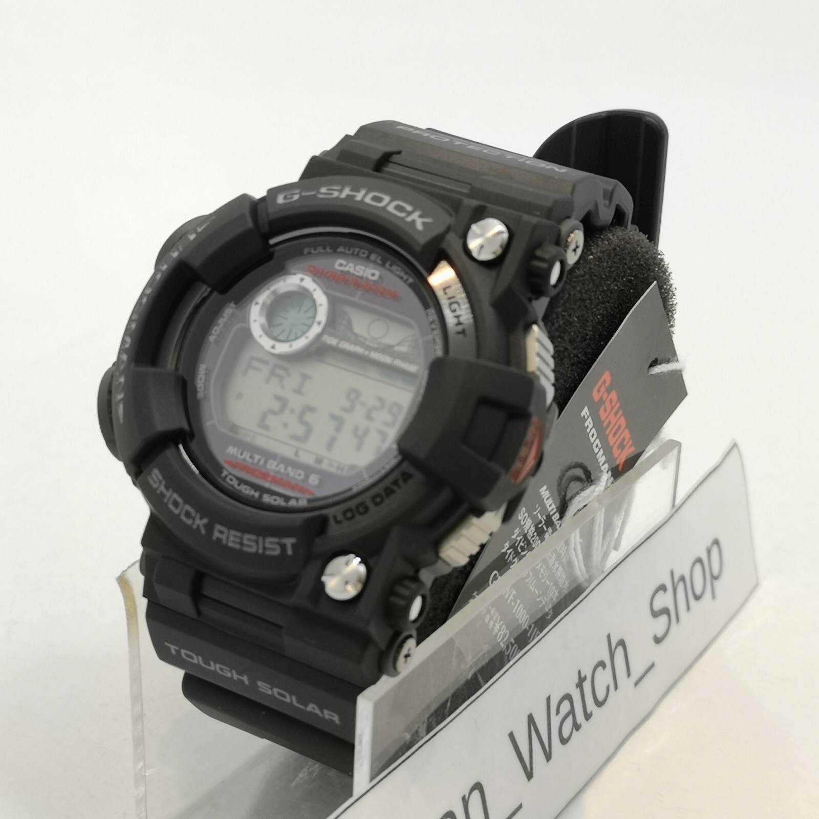 CASIO G-SHOCK FROGMAN GWF-1000-1JF Black Red Multiband 6 Men’s Watch New in Box