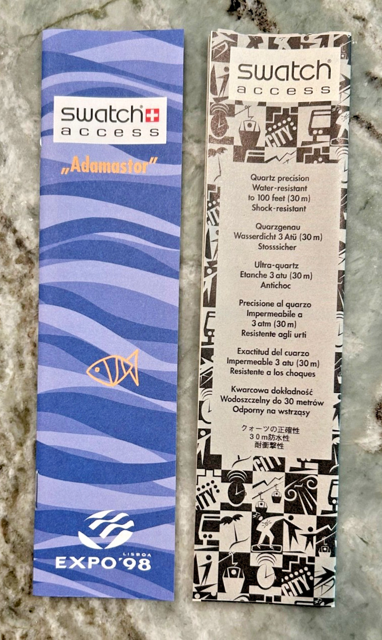 Swatch Access Special – Expo ’98 Lisboa – Adamastor – SLK100 – 1998 – Portugal