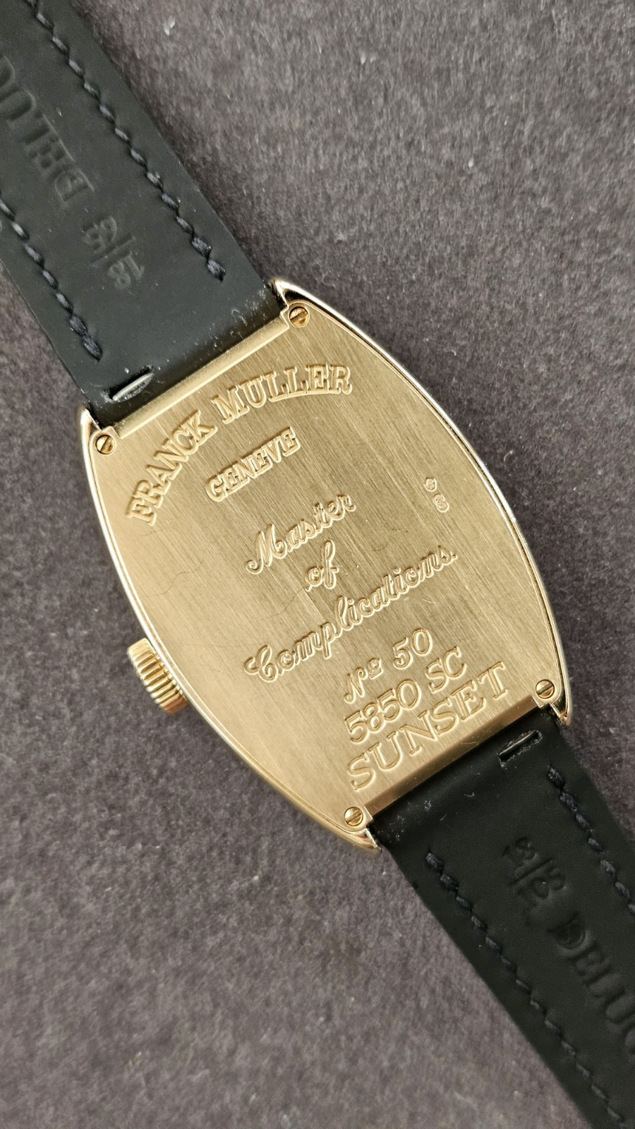 Franck Muller 5850 Sunset 18k YG SERVICED 2026 MINT