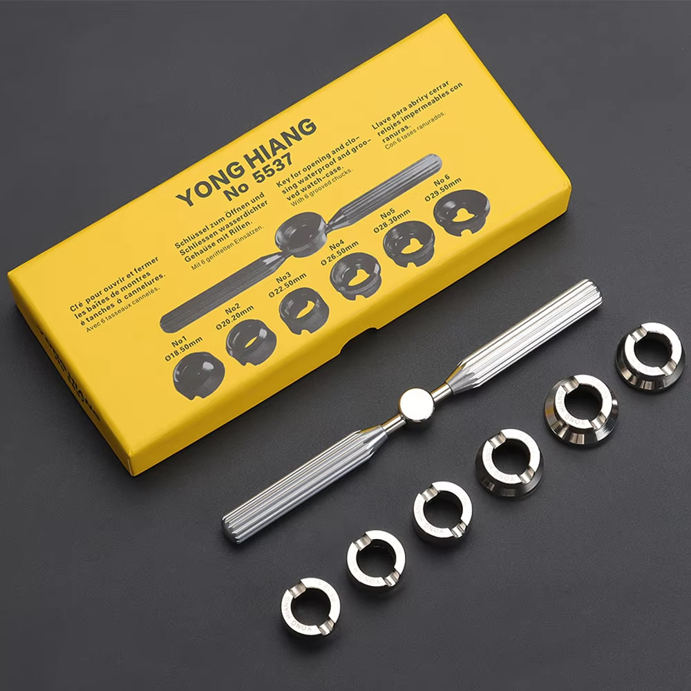 New Watch Case Opener Wrench for Rolex Tudor Screw Back Repair Kit FREE EXPRESS