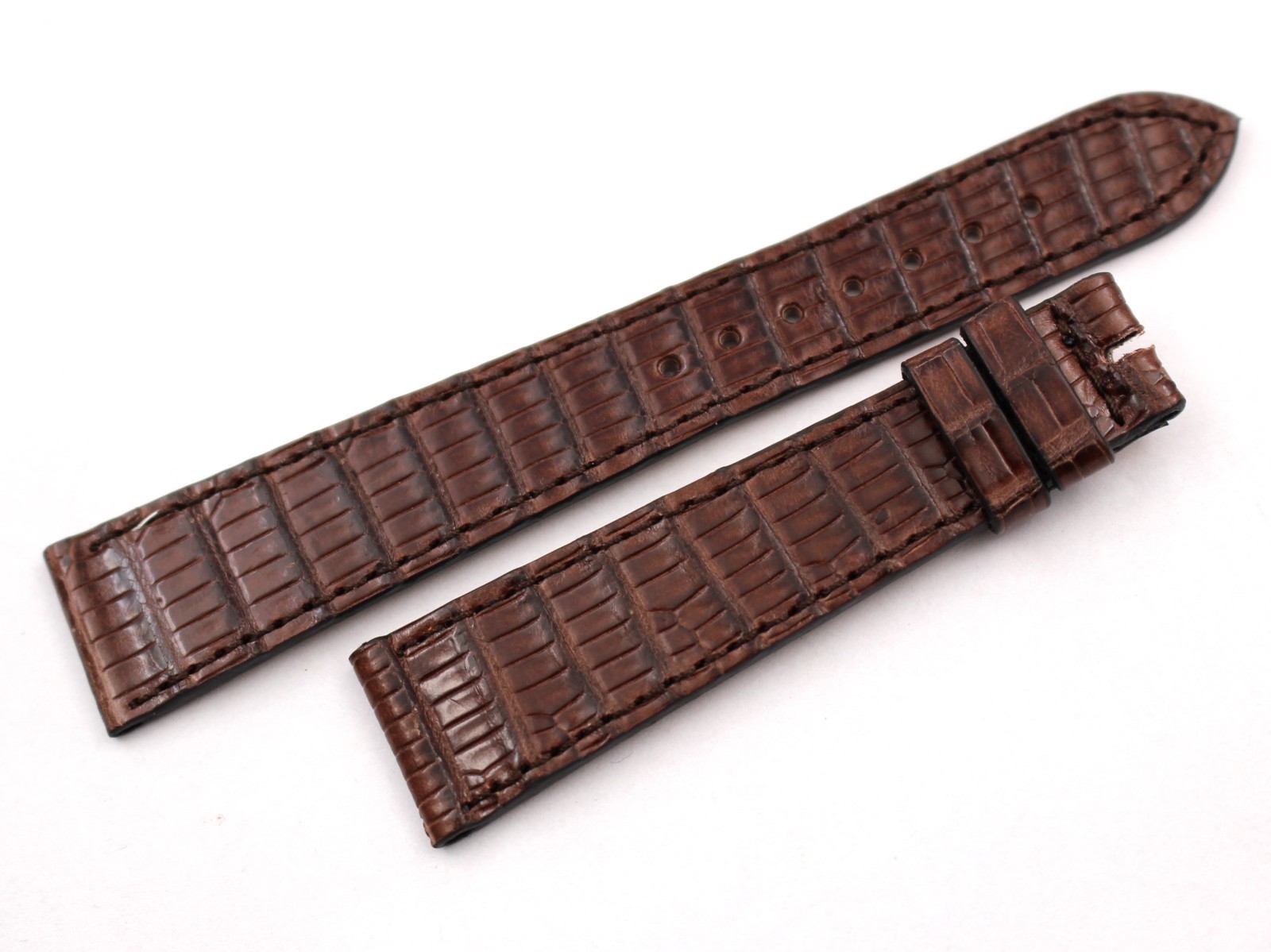 Craft Straps Various Sizes Genuine Lizard Dark Brown Elegant Top