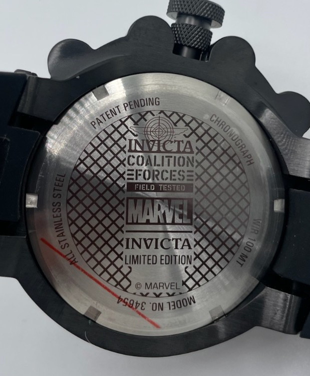 Invicta Marvel Punisher Men’s Watch – 55mm, Gold, Black (34654)