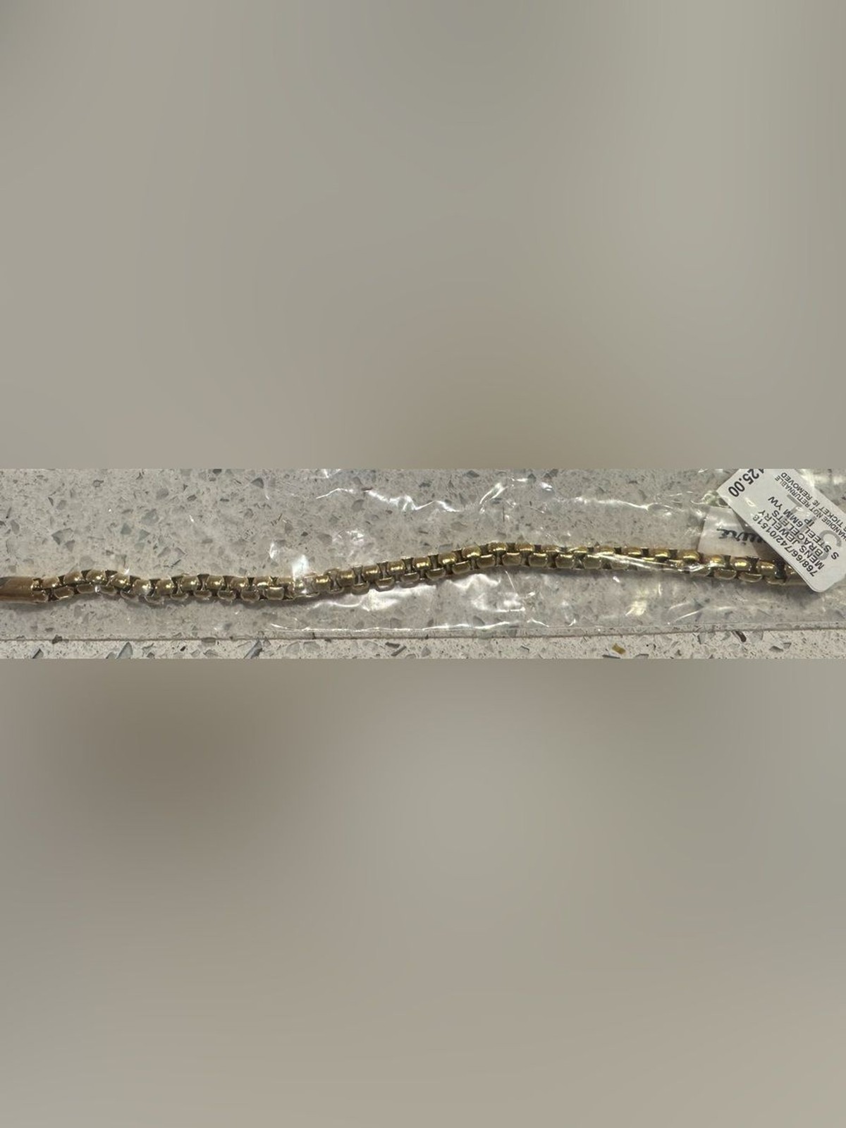 New with tags! Esquire Mens Gold Bracelet