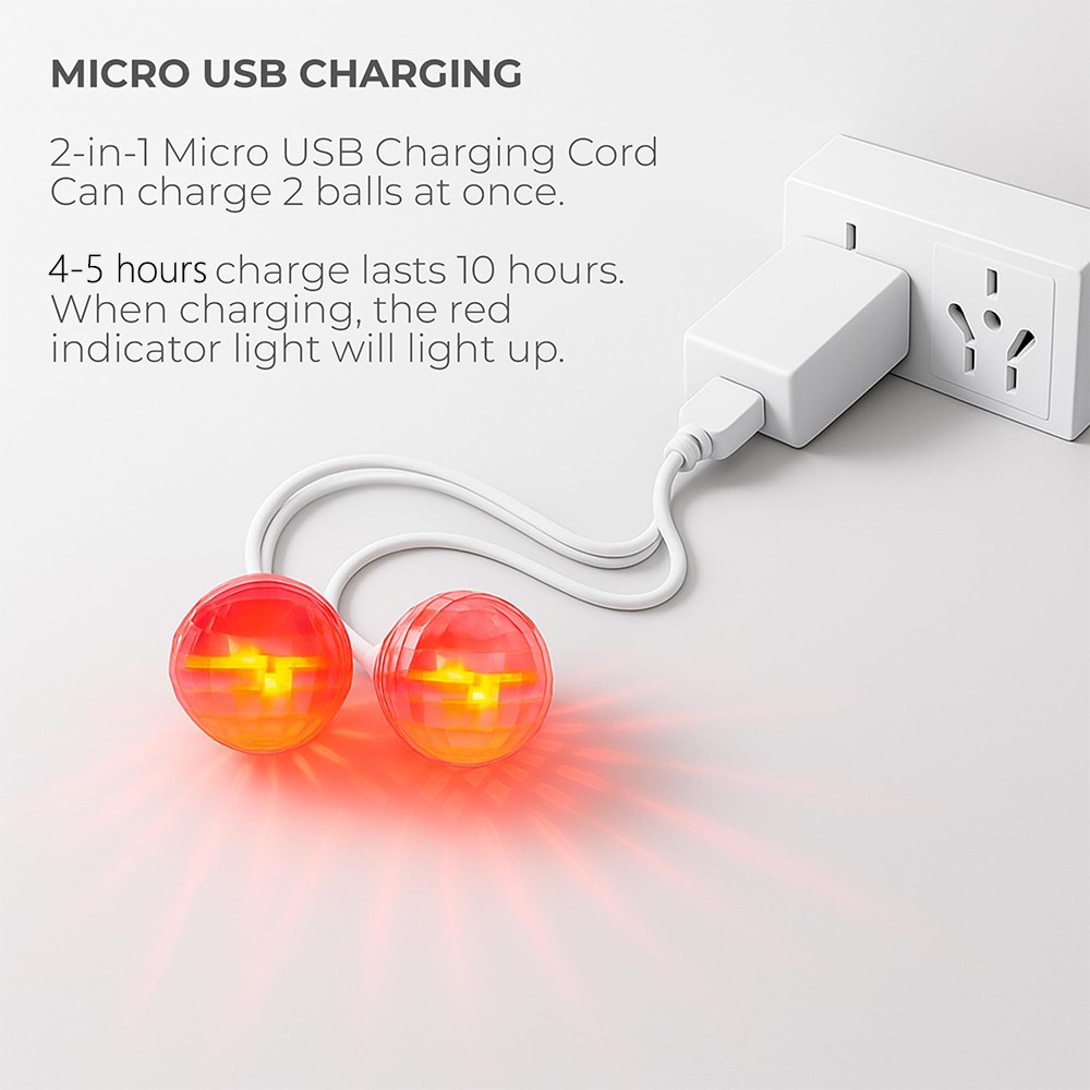 Disco Ball Earrings USB Rechargeable LED with 16 Light Modes for Party Gifts
