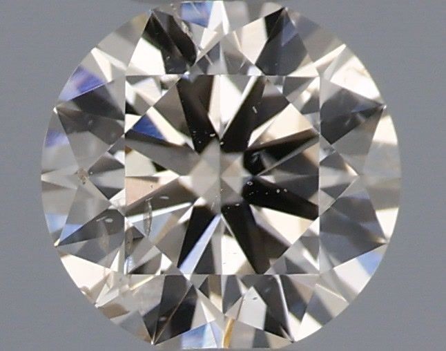 0.30 Ct IGI Certified Natural Diamond 4 mm Loose Round Very Light Brown/SI Grade