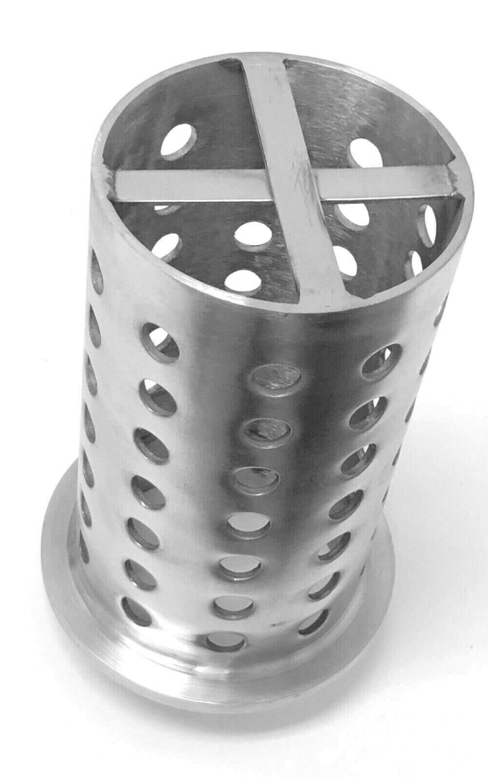 Perforated Flask 4″ x 8″ Casting Flask Vacuum Casting Stainless 1/8″ Wall