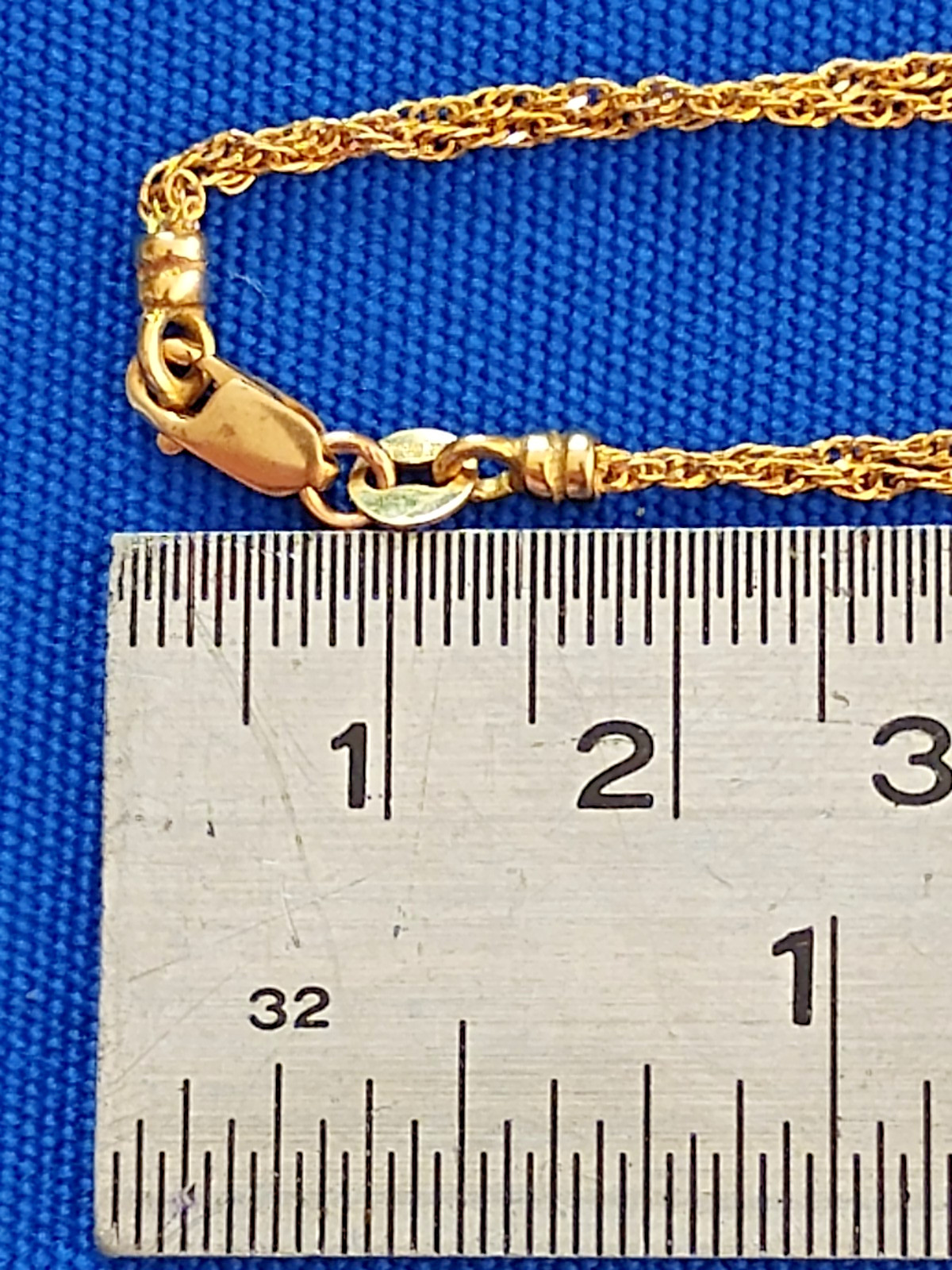 14k Gold Chian. 16 inches long Mariners Chain. 4.4 grams