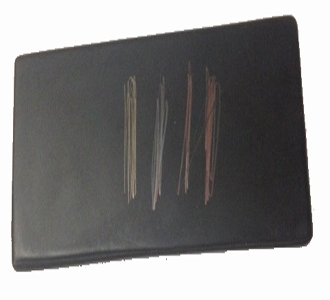 JSP® NATURAL JET BLACK GOLD TEST STONE 2″X 3″ (gt34)