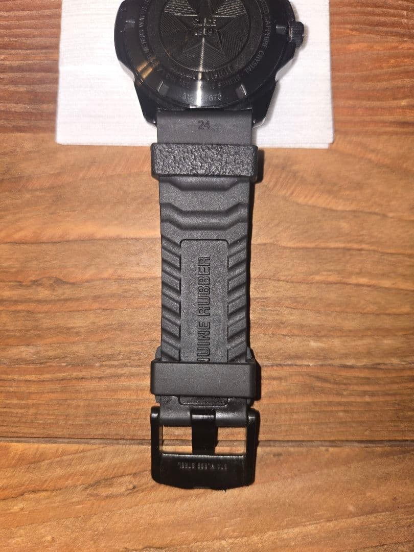 LUMINOX Ref.3121 Pacific Diver 3120 Blackout 44mm Black SS Ronda Quartz Watch