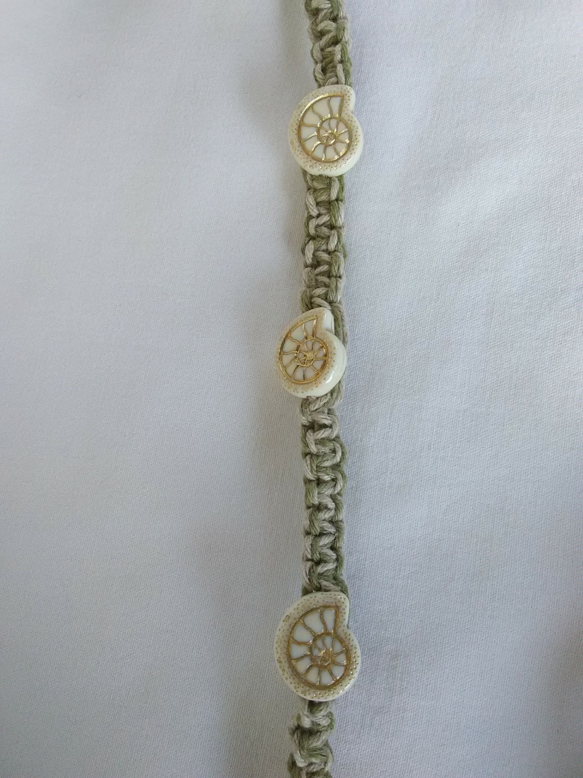 HEMP SURFER BOHO NECKLACE 26″ adj Unisex Macrame Hippie USA Seller New