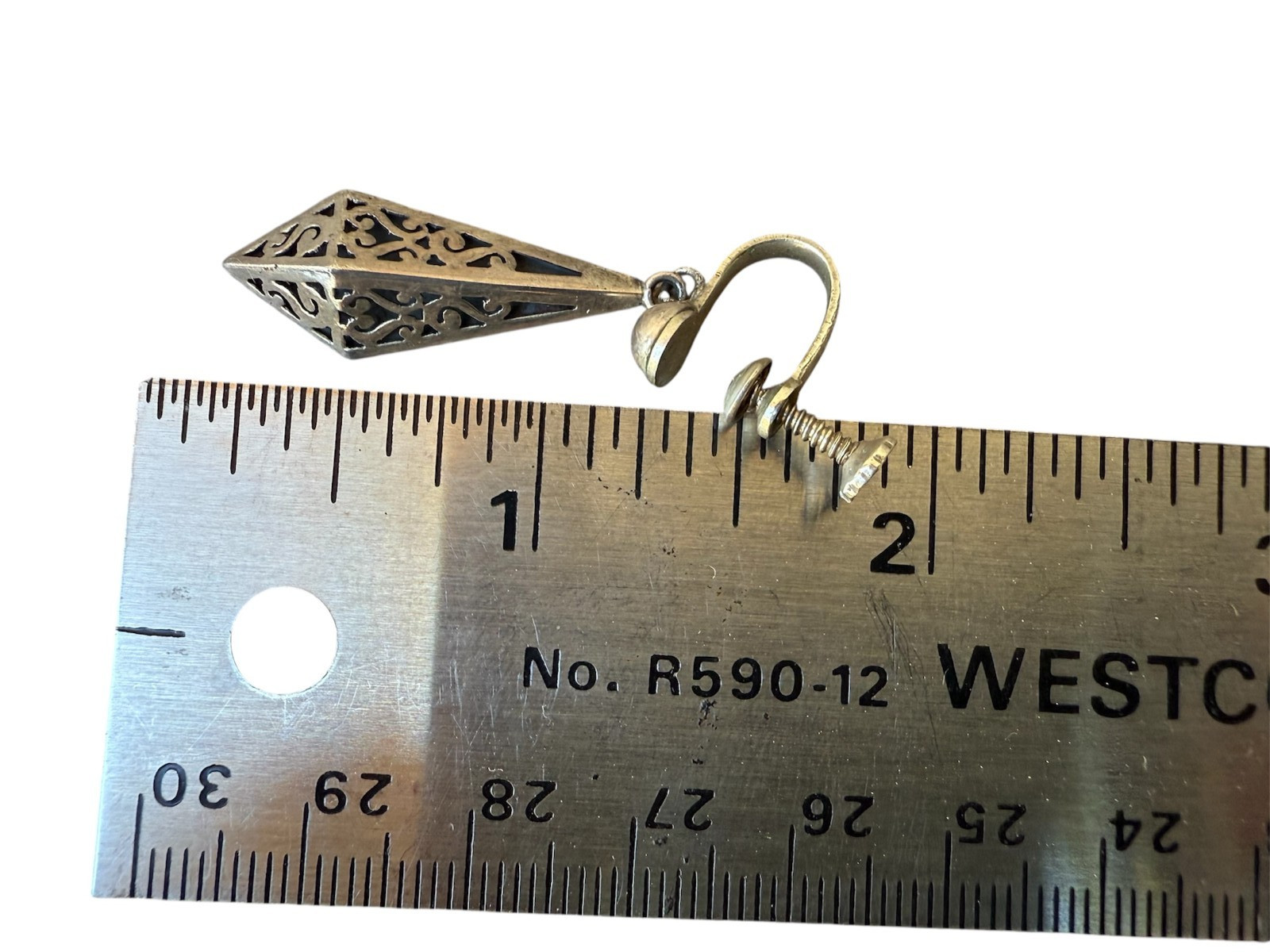 Mexico sterling silver Silber Modernist Taxco 1970s Adan earrings