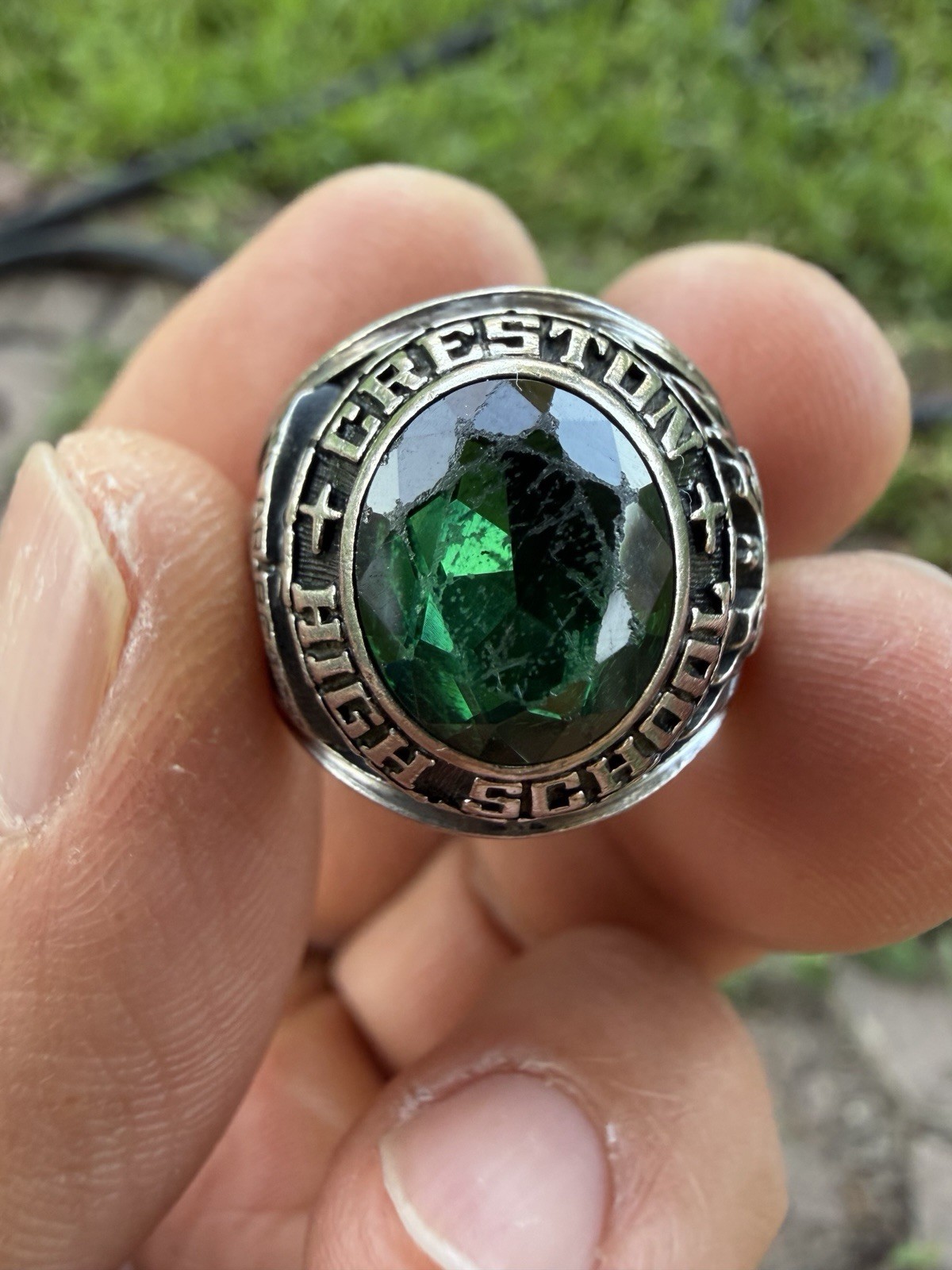 Creston High School Class Ring(10.7palladium )
