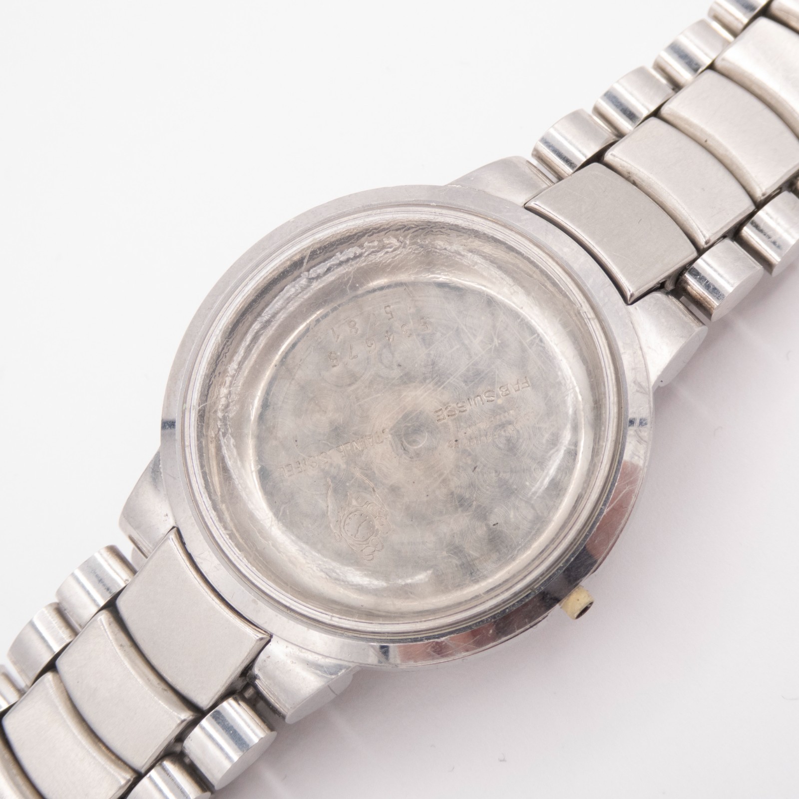 Vintage Movado Wristwatch Case & Bracelet for Kingmatic Sub-Sea Automatic