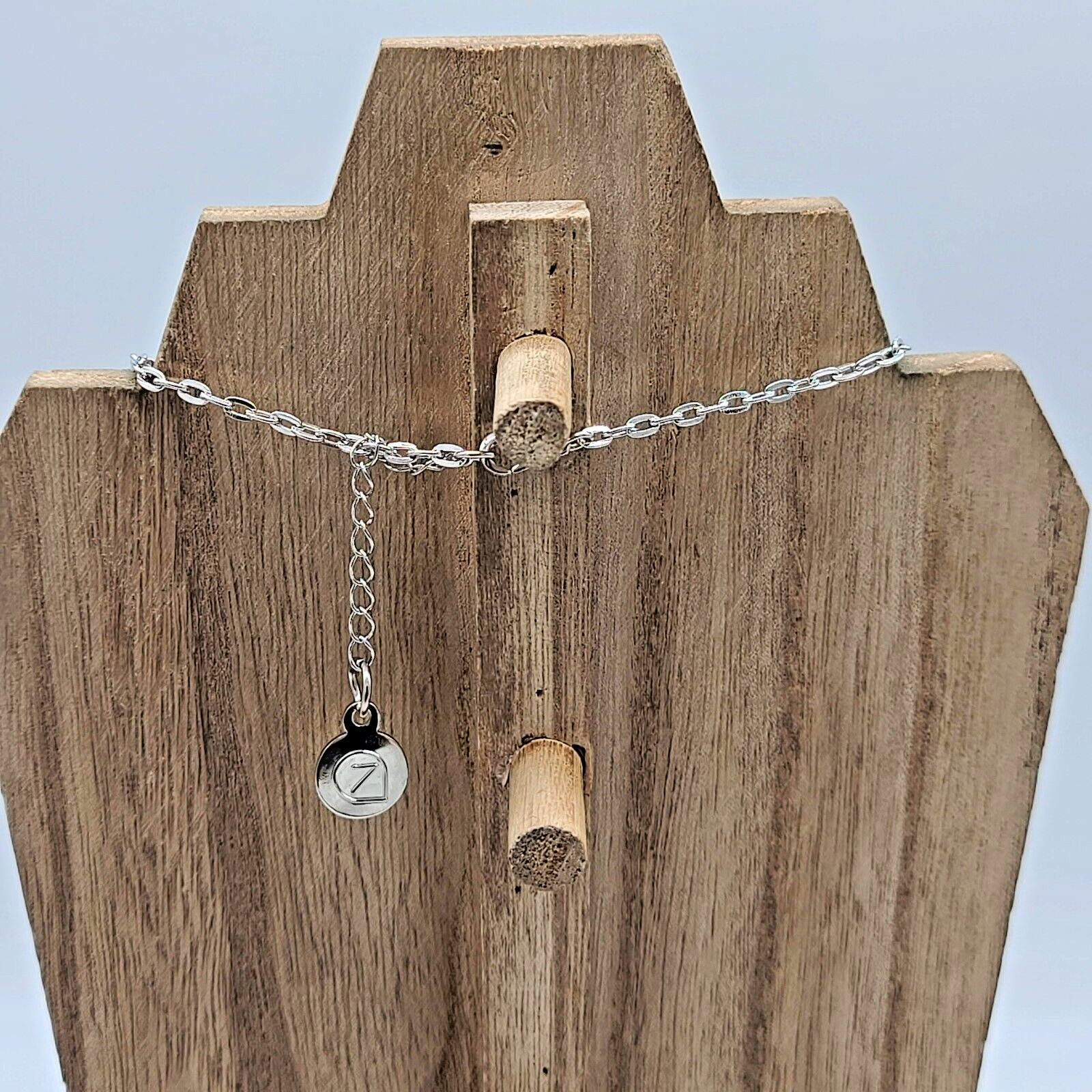 7 Charming Sisters “Modest Elegance” Silver, Cream & Turquoise Bead Necklace