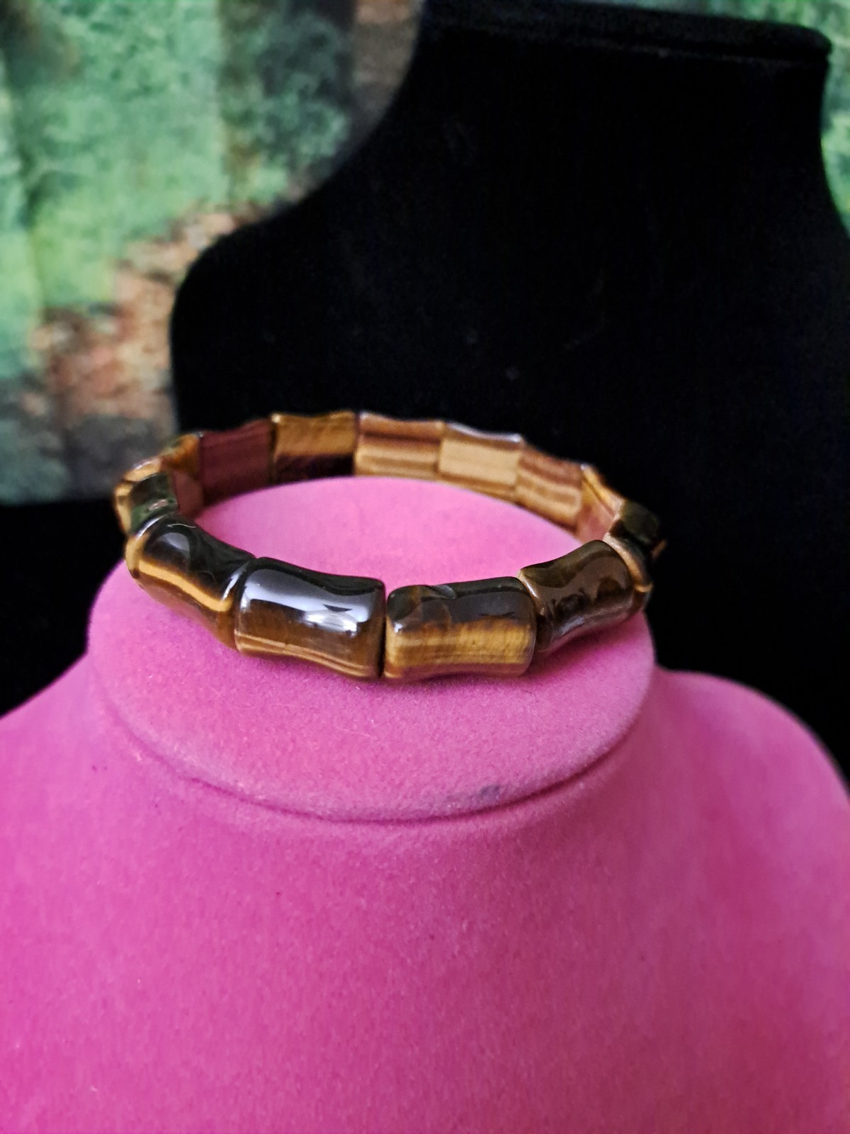Tiger Eye Stretch Bracelet Natural Crystal Gemstone Beads Gifts