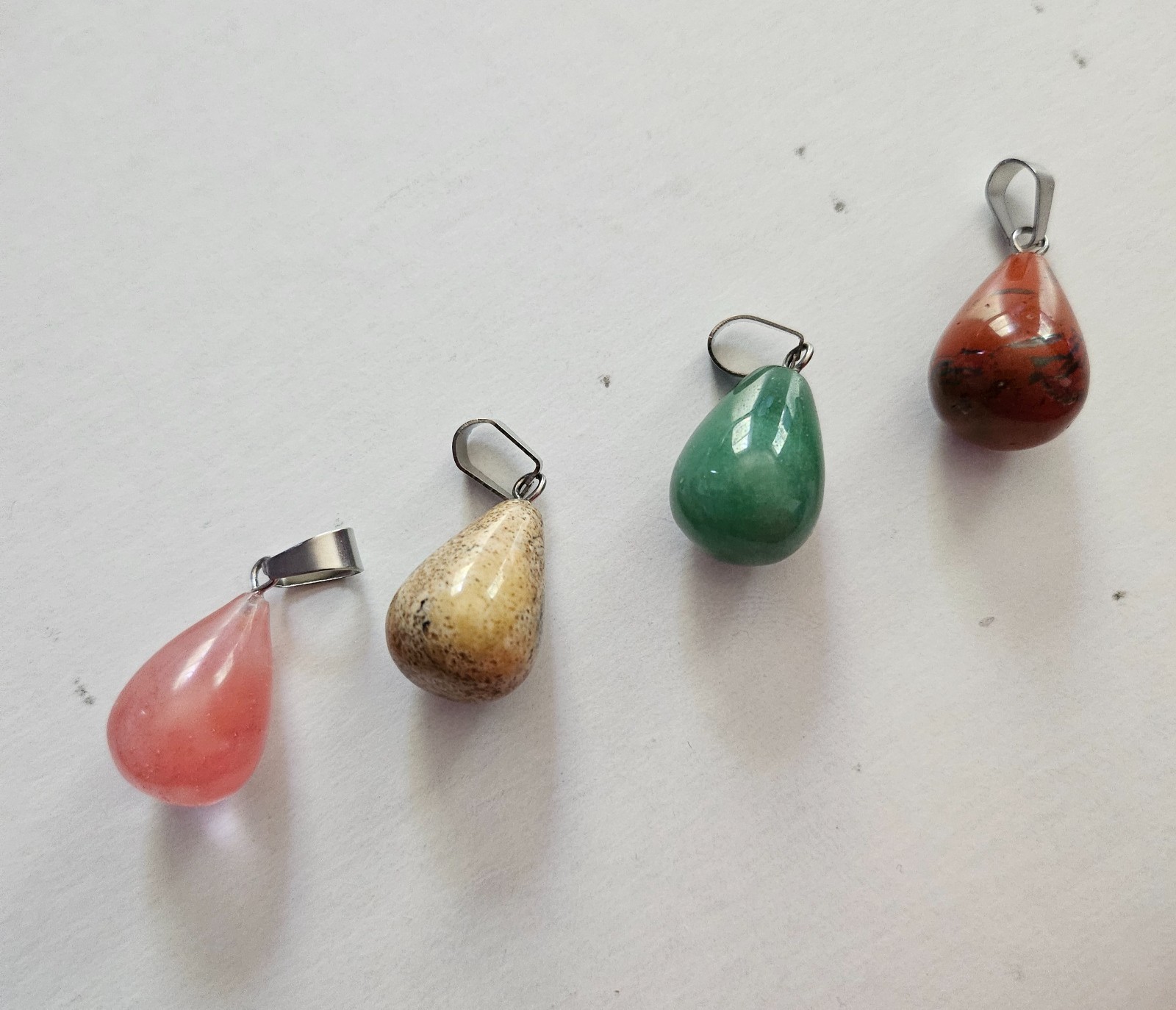 Assorted Crystal pendants with matching necklace