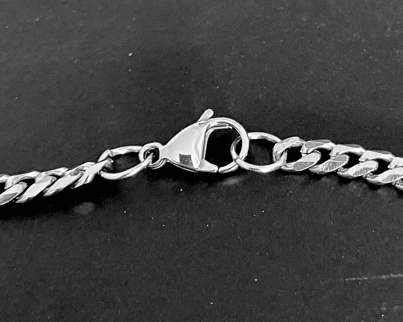 Stainless Steel Razor Blade Pendant Curb Link Chain Necklace Dimebag Neck chain