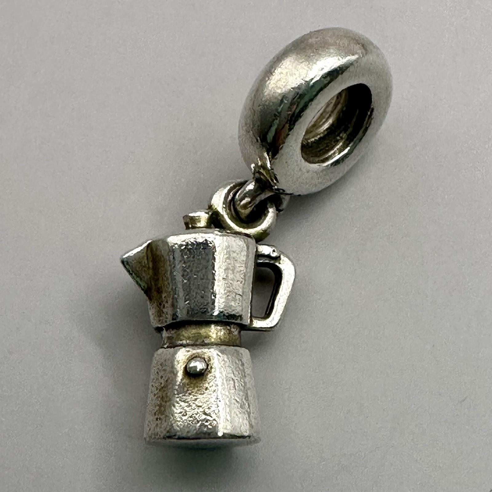 Pandora Coffee Lovers Bead Charm Pot ALE S 925 Sterling Silver Pendant 791514