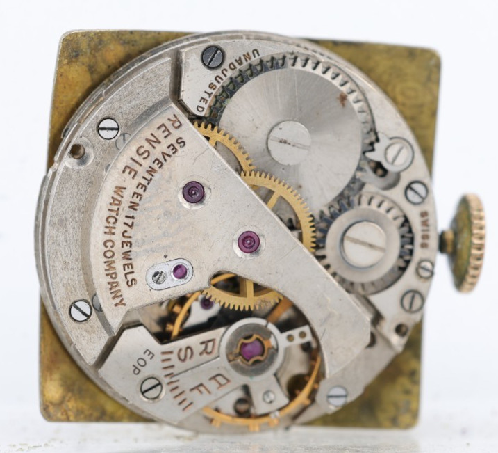 RENSIE 17j SWISS WRIST WATCH MOVEMENT, 23.4mm, RUNS (NB)