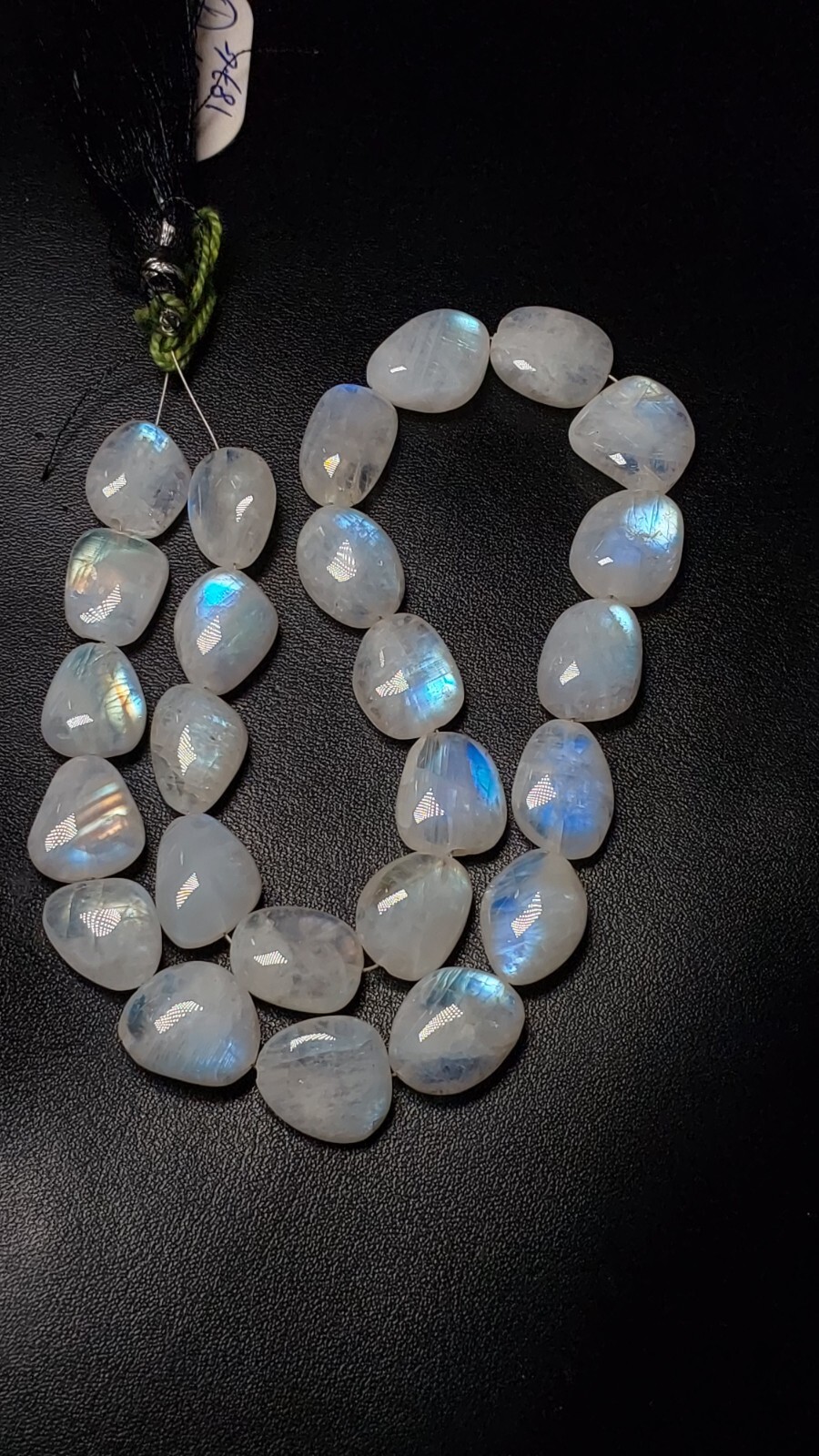 AAA Quality Rainbow Moonstone Strand Multi Fire Shape Nuggets Size 11X14-14X15MM