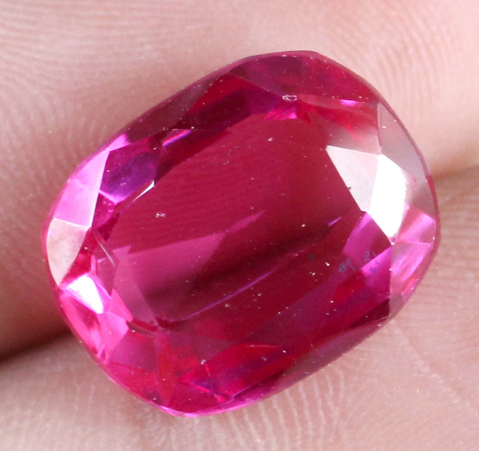 12.45 Carat Natural Padparadscha Pink Sapphire Cushion Gemstone Certified T10879