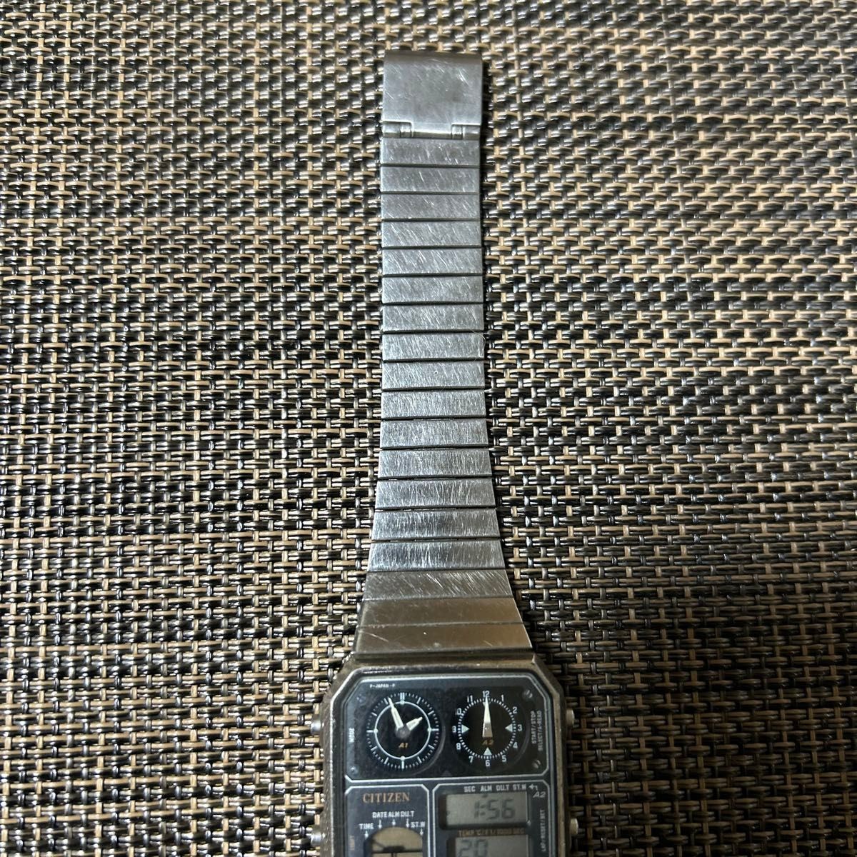CITIZEN ANA-DIGI TEMP 8982-089618TA Vintage Original Battery Replaced Working